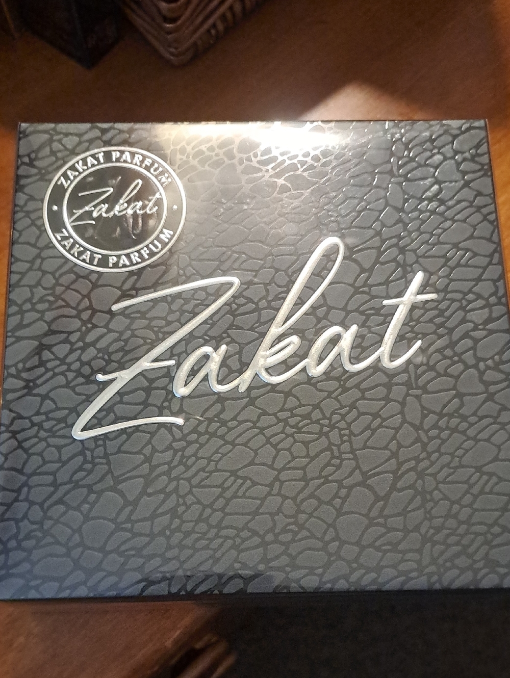 Zakat Parfum Zakat Box - Gray Silver